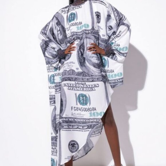 LOVE THE MONEY HALTER TOP MINI DRESS - Picture 1 of 6